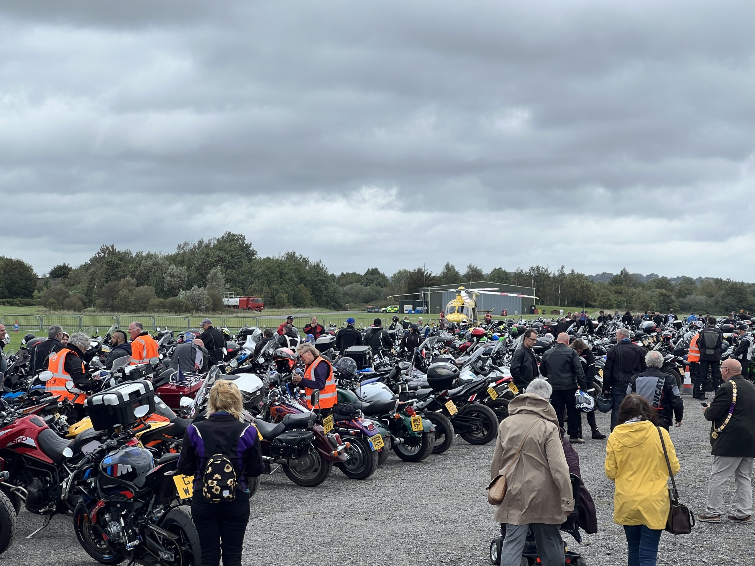 Finish point at Henstridge Airfield