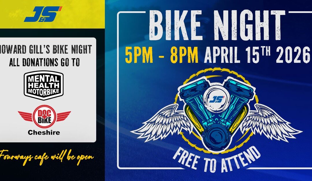 J&S April Bike night in aid of Docbike UK & MHMb